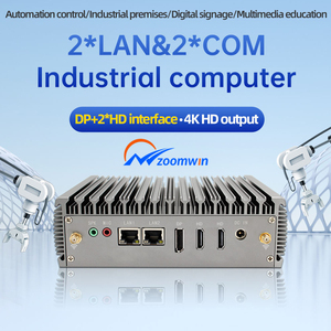 Mini PC integrada Industrial Core I3 5005U <span class=keywords><strong>I5</strong></span> 5200U Dual Gigabit Ethernet Win10 Linux HD VGA Dual Display 6 * USB Computadora de escritorio - Product Image 2