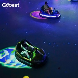 GOOEST Jeu de projecteur interactif immersif pour voitures tamponneuses avec voitures <span class=keywords><strong>Mario</strong></span>, réalité augmentée, pour aire de jeux intérieure commerciale, en PVC, télécommandé - Product Image 2