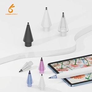 Stylet actif avec pointes en silicone remplaçables, pointe résistante, compatible avec Pencil 1ère/2ème génération et <span class=keywords><strong>Crayon</strong></span>, certifié FCC CE - Product Image 1