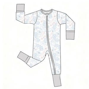 Pajamas Bamboo Kids <strong>Toddler</strong> Clothing Bamboo Spandex Zippy <strong>Girl</strong> Baby <strong>Clothes</strong> Baby Bamboo Pajamas - Product Image 1