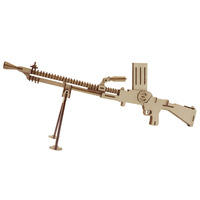 3 d machine gun Children's jigsaw puzzle Wooden toys
