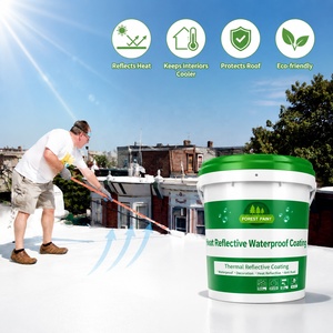 Nouvelle peinture réfléchissante acrylique haute performance pour toiture, isolation thermique et anti-UV, matériau nano pour le refroidissement solaire - Product Image 1