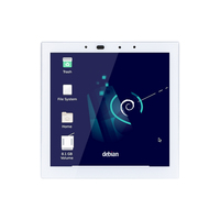Portworld couleur blanche YC-SM41P 4 pouces tablette intelligente RK3566 2 + 32G Android 13/Linux Os pour affichage de commutateur mural d'hôtel intelligent