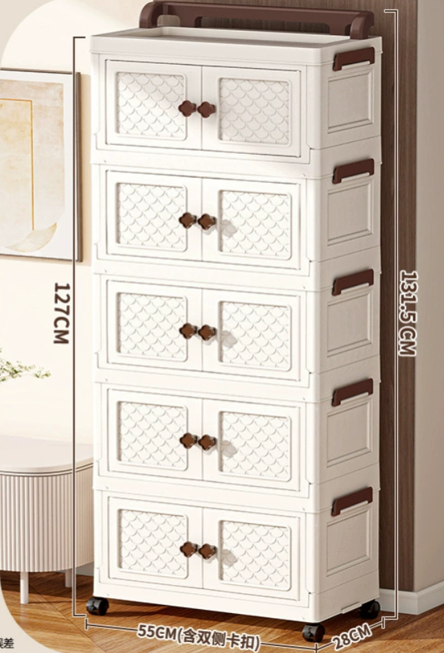 55cm transparent blanc gris