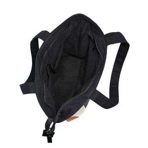 Abstract Pattern <b>Canvas</b> Tote <b>Bag</b> Zipper Shoulder Handbag <b>Large</b> Capacity Custom Shopping Travel <b>Bag</b> - Product Image 3