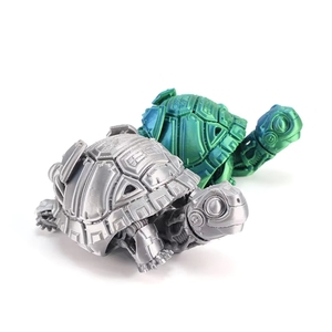 Se Busca Distribuidor: Adornos de <span class=keywords><strong>Animales</strong></span> Impresos en 3D con Degradado Oceánico, Tortuga Mecánica para Coleccionistas Adultos, Alta Rentabilidad, MOQ Bajo - Product Image 3
