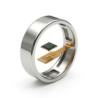Service d'usinage CNC pour boîtiers de bagues intelligentes, composants personnalisés en acier inoxydable, dispositifs portables de surveillance de la santé pour l'usinage