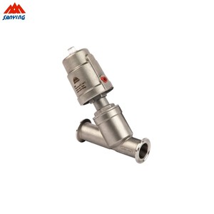 Vanne à siège incliné pneumatique en acier inoxydable de type Y pour gaz haute température NPT/BSPT DN10~DN80 SYAV-1A03 - Product Image 6