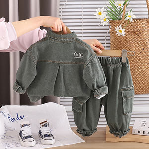 Nouvelle Collection 2026 : Ensemble Décontracté 3 Pièces pour Bébé Garçon – Chemise en Jean à Manches Longues et Pantalon, Motif Dessin Animé, Idéal Printemps-Automne, Tenue Quotidienne Tendance - Product Image 4