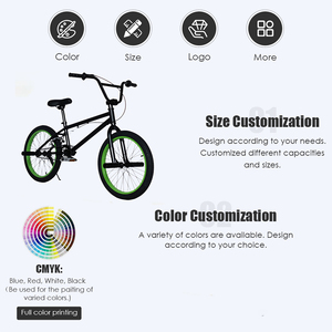 Vélo <span class=keywords><strong>BMX</strong></span> <span class=keywords><strong>Freestyle</strong></span> 20 pouces avec frein en V, cadre en acier et jantes colorées, personnalisable, en stock usine, pour jeunes - Product Image 2