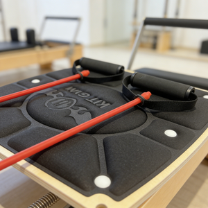 Máquina de <span class=keywords><strong>Pilates</strong></span> Reformer Portátil y Plegable para el Hogar, Cama Pequeña para Ejercicios de Cintura y <span class=keywords><strong>Abdomen</strong></span>, Venta al por Mayor de Artículos de Fitness - Product Image 5