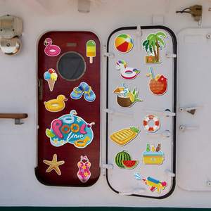 Juego <span class=keywords><strong>de</strong></span> decoración magnética <span class=keywords><strong>de</strong></span> Flamenco <span class=keywords><strong>de</strong></span> verano, imanes <span class=keywords><strong>de</strong></span> <span class=keywords><strong>nevera</strong></span> con tema <span class=keywords><strong>de</strong></span> playa tropical para <span class=keywords><strong>nevera</strong></span> y puerta <span class=keywords><strong>de</strong></span> garaje - Product Image 5