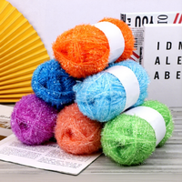 New Types of Fancy Yarn Feather Centipede Yarn for Knitting Shiny Top Quality Polyester Thread