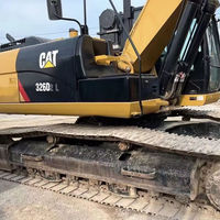Excavatrice d'occasion Caterpillar 326D en bon état, 26 tonnes, avec moteur et engrenages, garantie 3 ans, origine Japon, en stock, vente à prix réduit