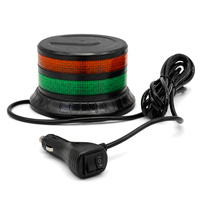 Feu de signalisation LED bicolore ambre-vert 48W certifié ECE R10 CE ROHS 12-24V, fixation à boulon unique, pour tracteur et camion