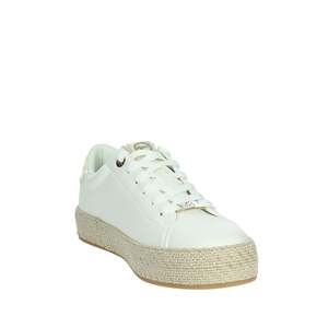 Baskets Tamaris pour femmes, style espadrille plateforme, couleur blanche - Product Image 5