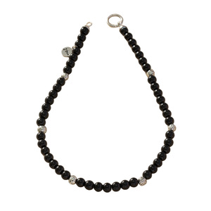 Collier de perles d'agate noire, chaîne courte pour clavicule, bijoux en pierre naturelle pour femmes, accessoire de mode - Product Image 5