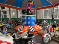Parc d'attractions intérieur moto tour kiddie moto électrique jeu de course à vendre