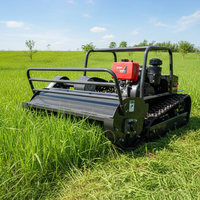 Nouvelle tondeuse à gazon télécommandée à braquage zéro avec disque de coupe de 800 mm, cylindre et bobine, pour ATV et débroussailleuse à fléaux