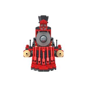 COGO 820 Piezas Tren Rojo Creativo, Bloques de Construcción DIY, Ladrillos Educativos para Niños, Juego de Bloques de Construcción - Product Image 4