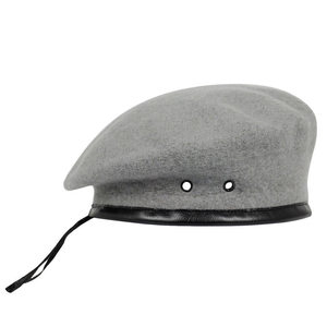 Custom Embroidery 2024 Vintage Red Wool <b>Beret</b> <b>Hat</b> for Adults 100% Wool Winter Character Style High Quality Custom Logo for Party - Product Image 1