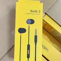 Écouteurs TYPE-C Buds 3 Classic avec microphone HD intégré, contrôle des appels et de la musique, anti-emmêlement, transducteur audio 14,2 mm pour Realme