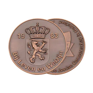 Commercio all'ingrosso Custom Design Free Artwork Metal Coin 3D smalto stampa Challenge Coin Nrass Souvenir Geocoin