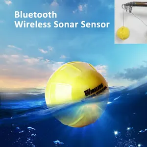 المحمولة الروبوت ios Bluetooths BT عمق البحر البصرية الجليد قارب طعم سمك كاشف هاتف ذكي اللاسلكية الاستشعار سونار صياد السمك