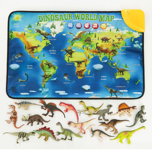 Tapis <span class=keywords><strong>de</strong></span> jeu des <span class=keywords><strong>dinosaures</strong></span>, éducatif, son et apprentissage, table murale d'apprentissage, modèle dino - Product Image 3