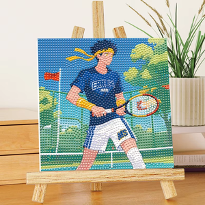 <span class=keywords><strong>Collage</strong></span> de diamants avec cadre <span class=keywords><strong>photo</strong></span>, personnage de dessin animé SONGWOO ART, peinture au diamant DIY faite à la main pour enfants - Product Image 1