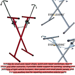 Support de <span class=keywords><strong>pare</strong></span>-chocs pliable en métal léger et portable pour la peinture et le ponçage des <span class=keywords><strong>pare</strong></span>-chocs et des panneaux de porte de voiture - Product Image 2