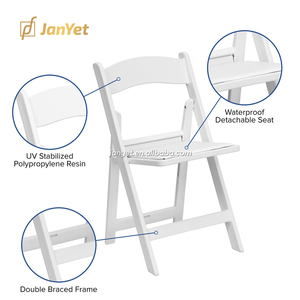 Silla Plegable de Plástico para Bodas Elegantes 2019 - Product Image 6