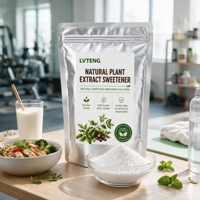 Édulcorant Naturel en Poudre 120X Plus Sucré que le Sucre Mélange de Stévia, Fruit du Moine et Erythritol pour les Fabricants Alimentaires
