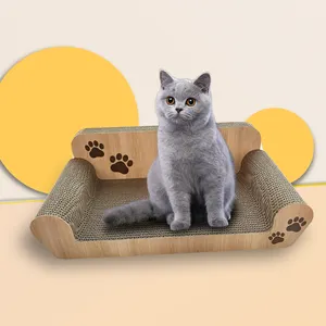 Papel ondulado eco amigável sisal sofá cat scratcher papelão cat scratchers board mat lounge para gatos