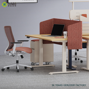 Modern <b>Simple</b> Design Staff Height Adjustable Modular Computer Workstation for Smal Commercial Use - Product Image 5