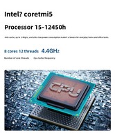 PC Todo en Uno LCD Delgado de 23.8 Pulgadas, Intel Core I5, Windows 11, SSD de Alta Velocidad, Estación de Trabajo de Oficina para el Hogar y el Aprendizaje, Enchufe AU