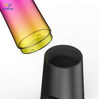 Haut-parleur Disco Portable 2024 mis à niveau avec spectacle de lumière LED Beat-Sync résistant aux éclaboussures pour DJ/jeux/événements fait armoire en plastique Durable