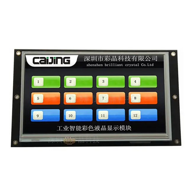 2024 Industriële Configuratie Smart 7 "800*480Pixel Tft Lcd-Display Module Met Resistief Touch Panel En Cgus Software