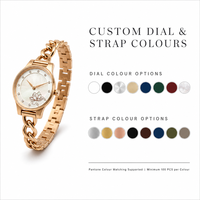 Montres-bracelets à quartz étanches pour femmes, montres-bracelets de luxe à aiguilles pour cadeau