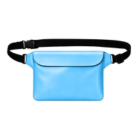 Pochette étanche grande capacité pour téléphone, contient téléphone, passeport, argent, clés, sac banane réglable pour les essentiels de voyage et de vacances