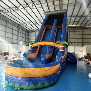 Tùy Chỉnh Ngoài Trời Dành Cho Người Lớn Thương Mại Bơm Hơi Khổng Lồ Trượt Nước Giá Rẻ Sân Sau Trượt Bơm Hơi Với Hồ Bơi - Product Image 2