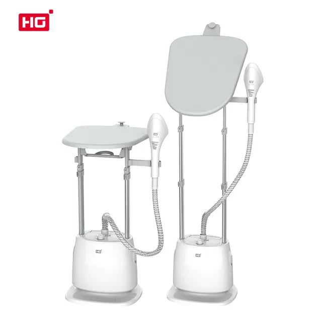 HG Professional Dual Pole Electric Vertical Steam Iron Upright Iron Steamer for Clothes Steamer Standing Garment Steamer