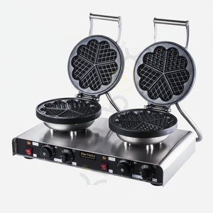 เครื่องทำวาฟเฟิลรูปดอกไม้อุตสาหกรรมในเชิงพาณิชย์ (แพ็คละ2ชิ้น) - Product Image 1