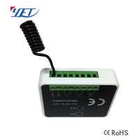 Récepteur de portail multifréquence 300-868 MHz 2 canaux avec interrupteur DIP 8 bits, télécommande multi-marques, contrôleur de porte de garage