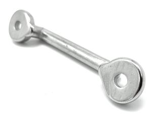 Ensemble <span class=keywords><strong>de</strong></span> 4 boucles pour cuir chevelu en acier inoxydable, baskets - Product Image 4