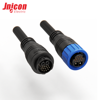 Connecteur industriel circulaire étanche M23 2+13 broches, mâle/femelle, assemblé, IP67, 50A, pour applications aérospatiales