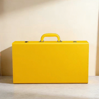 Étui de présentation d'échantillons de couleurs pour usage agricole, personnalisable, multifonctionnel, boîte de présentation haut de gamme en PU, finition écologique