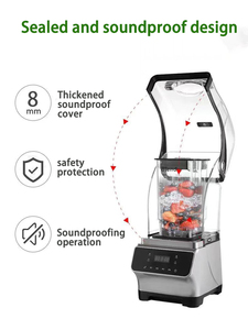 Tốt nhất chất lượng cao cách âm máy xay sinh tố Heavy Duty thương mại Smoothie Ice Crusher Milkshake Máy xay sinh tố mixeur cho smoothies máy - Product Image 4