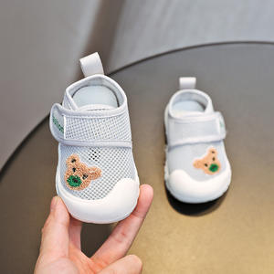 Sommer Neugeborene Babyschuhe weiche sohle Netzstoff Kleinkinder-Schuhe Cartoon Bär Anti-Rutsch-Baby-Schuhe 1 bis 2 Jahre - Product Image 3