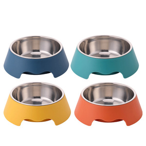 Bol pour animaux de compagnie en acier inoxydable Harry YaYa 18,4x5,9 cm, matériau PP, bol d'alimentation pour chat et chien, facile à nettoyer, écologique - Product Image 1